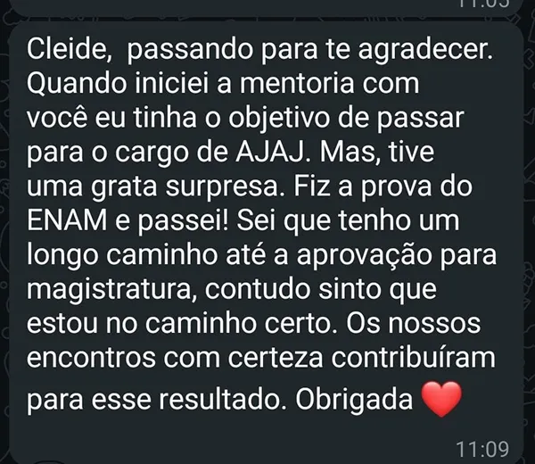 Depoimento de aluno do Acelerador de Nomeação
