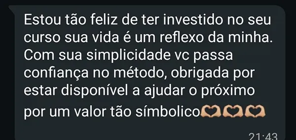 Depoimento de aluno do Acelerador de Nomeação