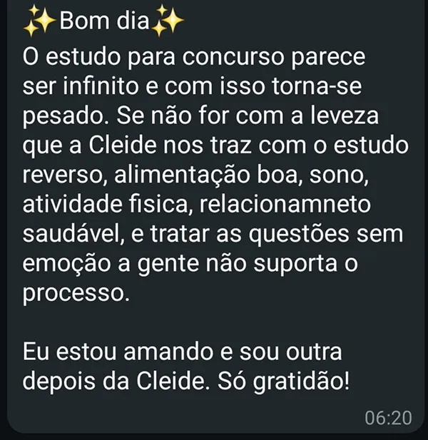 Depoimento de aluno do Acelerador de Nomeação